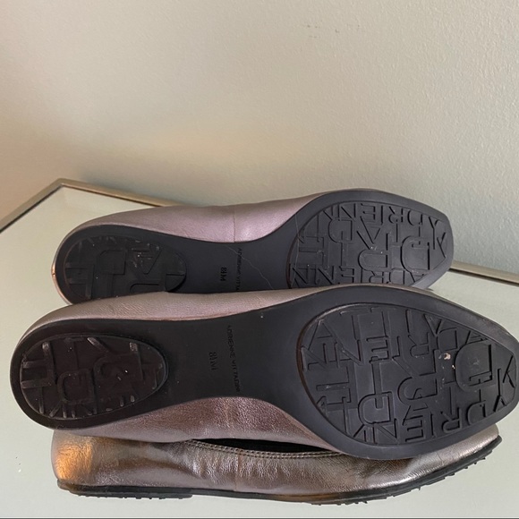 Adrienne Vittadini grey black flats - Picture 3 of 4